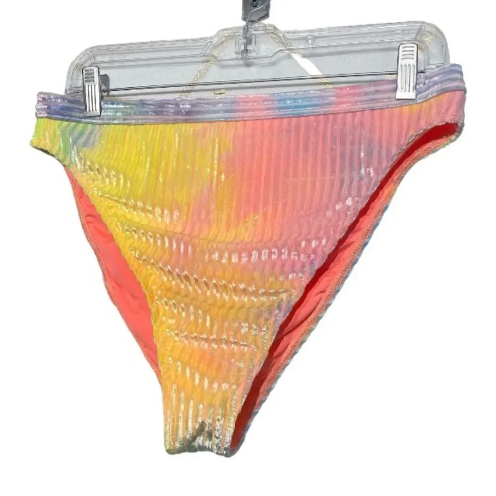 NWT Dippin'‎ Daisy's CANDY TIE DYE ULTRA BIKINI BOTTOM ▪️Size: XL